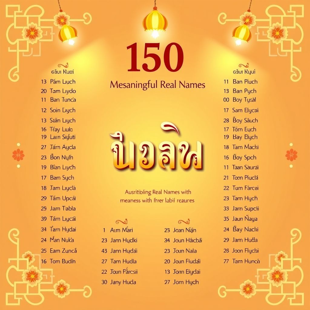 แจก 150 ชื่อจริงลูกชาย ชื่อจริงลูกสาว ก พร้อมความหมายเสริมสิริมงคล